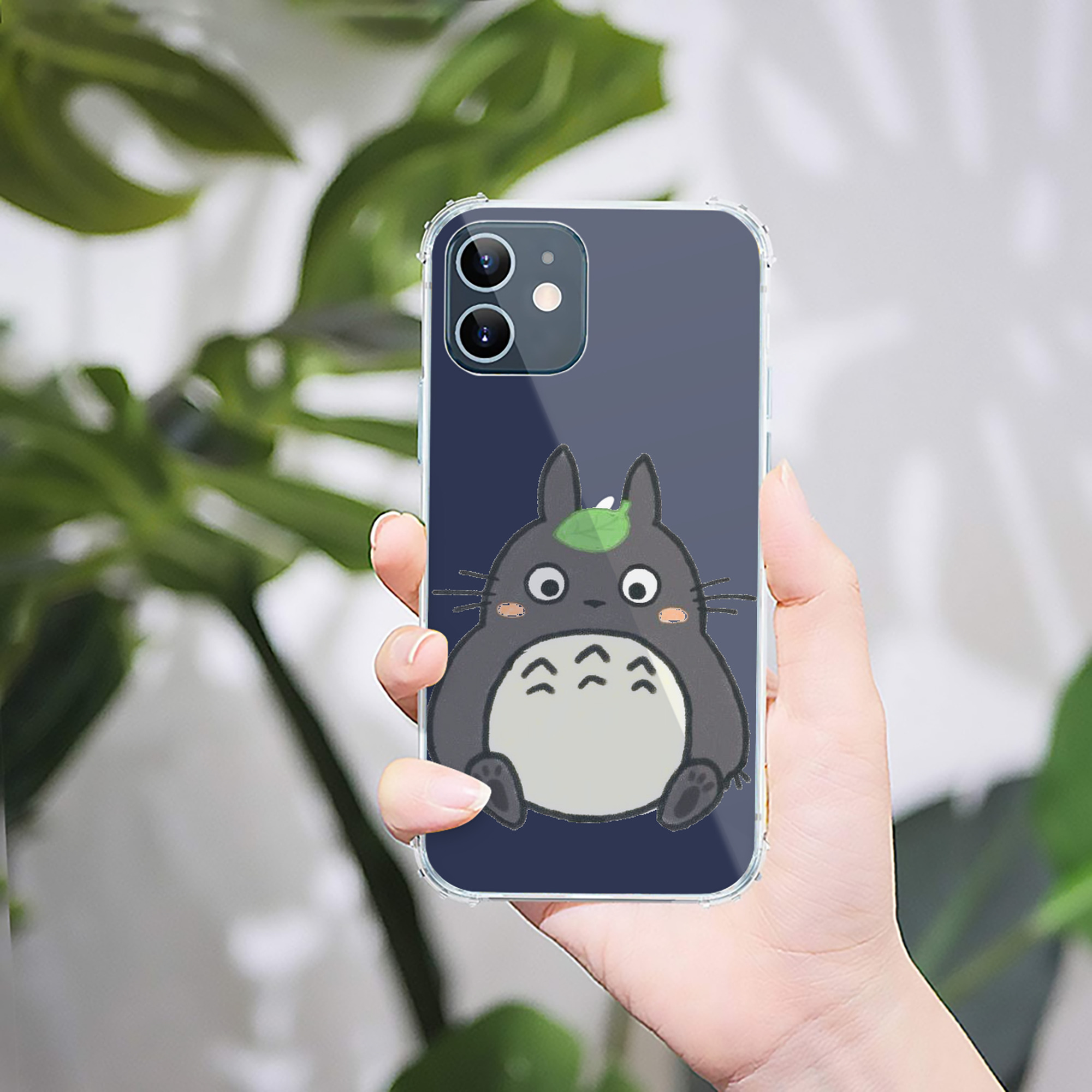 （画像用） となりのトトロ 草壁メイ 草壁サツキ My Neighbor Totoro Satsuki Kusakabe Mei Kusakabe 【iPhone 12シリーズ対応】透明スマホケース（クリアソフトケース）